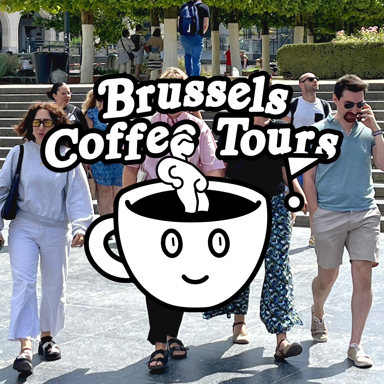 Promenade à travers les quartiers de Bruxelles lors des Coffee Tours
